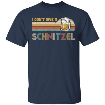 I Don't Give A Schnitzel Oktoberfest German Beer-T-Shirt & Hoodie-Classic T-Shirt-Navy