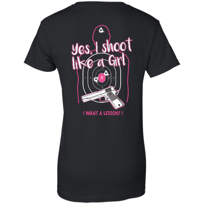 I Shoot Like A Girl-T-Shirt & Hoodie-Women's T-Shirt-Black
