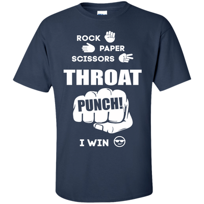 Throat Punch - I Win-T-Shirt & Hoodie-Classic T-Shirt-Navy