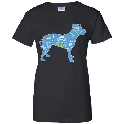 Proper Way To Pet A Dog Pitbull Lover-T-Shirt & Hoodie-Women's T-Shirt-Black