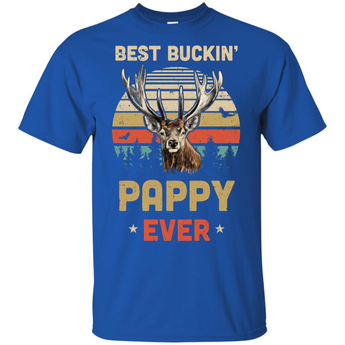 Vintage Best Buckin' Pappy Ever Gift For Father Day-T-Shirt & Hoodie-Classic T-Shirt-Royal