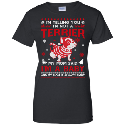 I'm Telling You I'm Not A Terrier-T-Shirt & Hoodie-Women's T-Shirt-Black