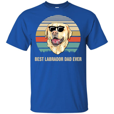 Vintage Labrador Dad Gifts Best Labrador Dad Ever-T-Shirt & Hoodie-Classic T-Shirt-Royal