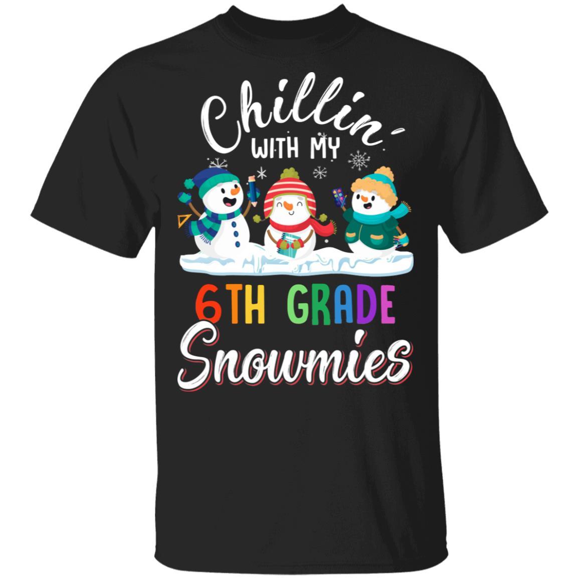 Chillin' With 6th Grade Snowmies Christmas Teacher Gifts