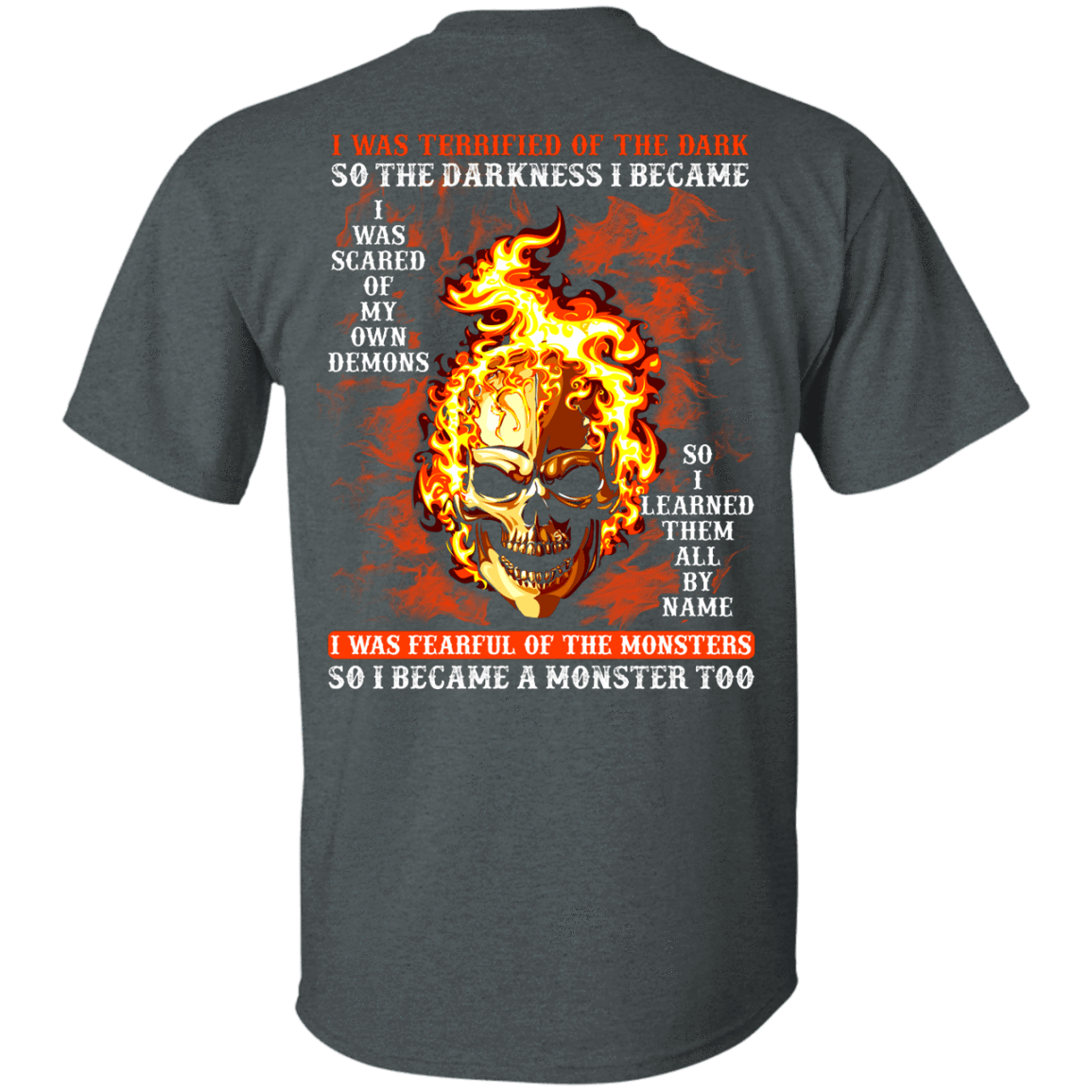 I BECAME THE MONSTER LIKE THAT T Shirt-T-Shirt & Hoodie-Classic T-Shirt-Dark Heather