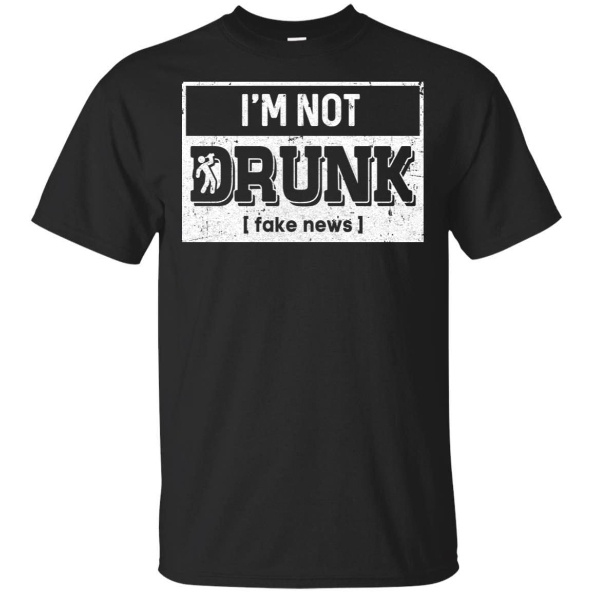 I'm Not Drunk Fake New St Patricks Day Drinking-T-Shirt & Hoodie-Classic T-Shirt-Black