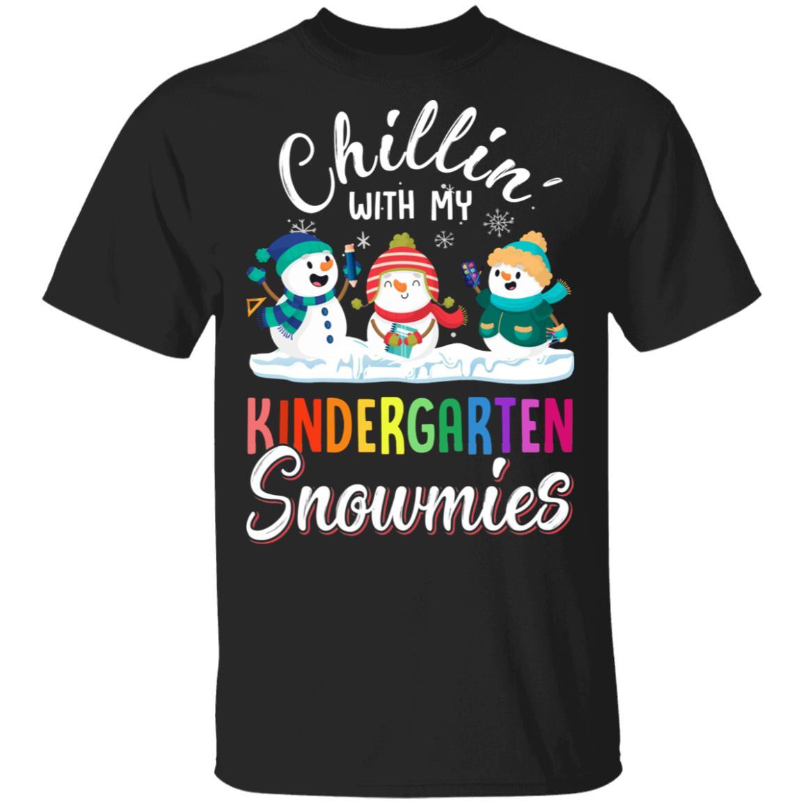 Chillin' With Kindergarten Snowmies Christmas Teacher Gifts