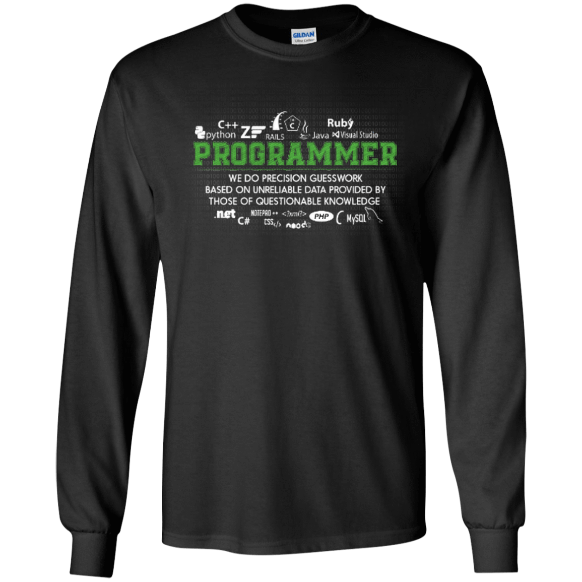 I'm A Programmer-T-Shirt & Hoodie-Long Sleeve T-Shirt-Black