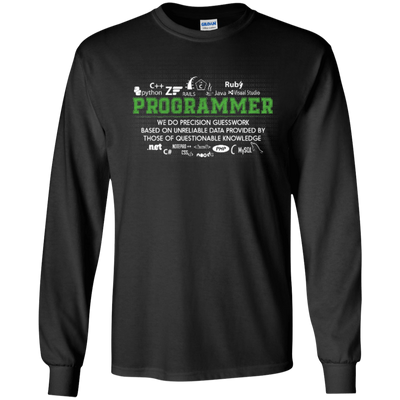 I'm A Programmer-T-Shirt & Hoodie-Long Sleeve T-Shirt-Black
