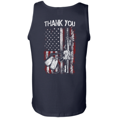 THANK YOU-T-Shirt & Hoodie-Unisex Tank-Navy