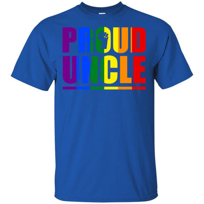 Proud Uncle Gay Pride Month LGBT-T-Shirt & Hoodie-Classic T-Shirt-Royal