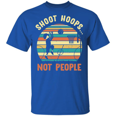 Shoot Hoops Not People vintage retro sunset-T-Shirt & Hoodie-Classic T-Shirt-Royal