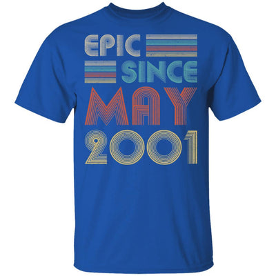 Epic Since May 2001 Vintage 20th Birthday Gifts-T-Shirt & Hoodie-Classic T-Shirt-Royal