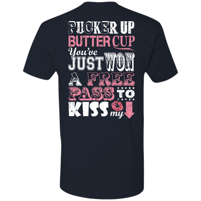 PUCKER UP BUTTER CUP-T-Shirt & Hoodie-Premium T-Shirt-Midnight Navy