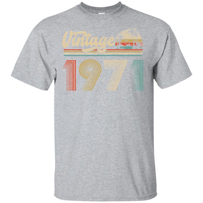 50th Birthday Gift Vintage 1971 Classic-T-Shirt & Hoodie-Classic T-Shirt-Sport Grey