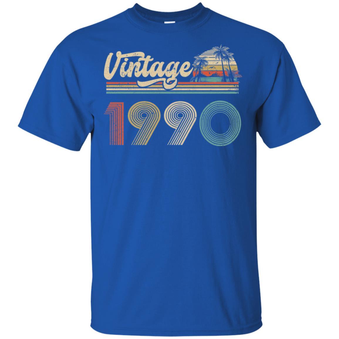 31th Birthday Gift Vintage 1990 Classic-T-Shirt & Hoodie-Classic T-Shirt-Royal
