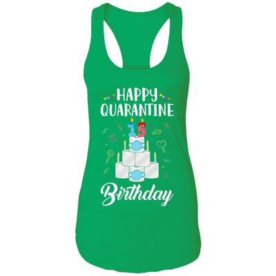 15th Birthday Gift Idea 2006 Happy Quarantine Birthday-T-Shirt & Tank Top-Women's Ideal Racerback Tank-Kelly Green