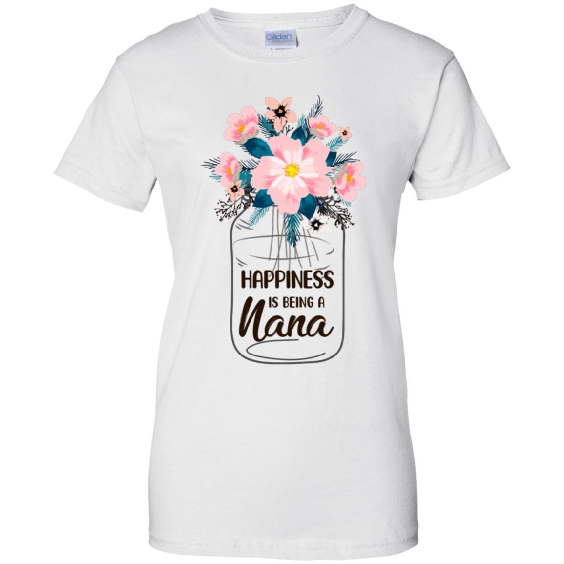 Happiness Is Being Nana Life Flower Nana Gifts