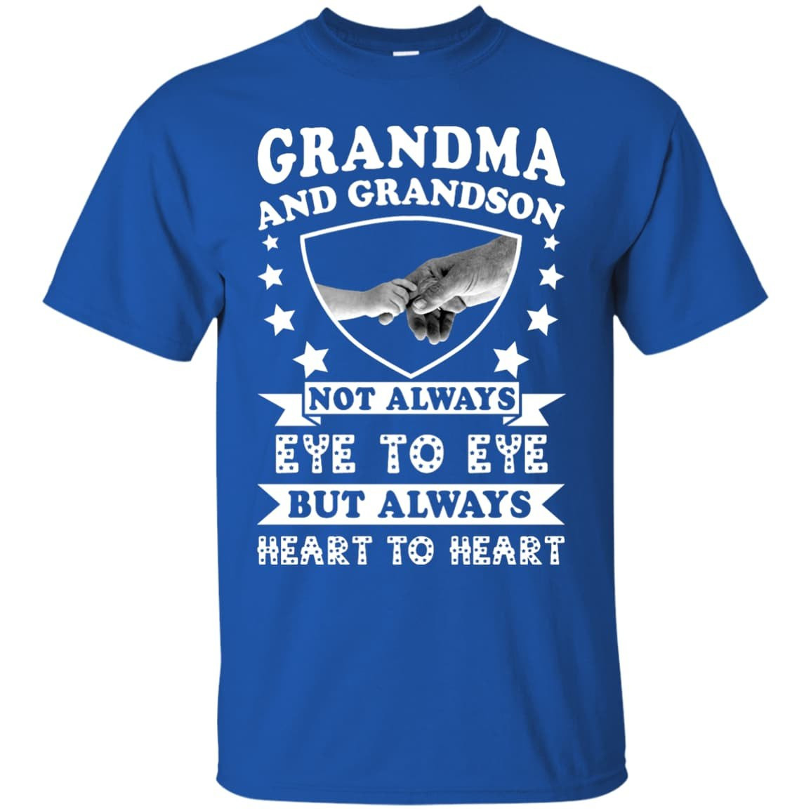 Grandma And Grandson Not Always Eye To Eye-T-Shirt & Hoodie-Youth T-Shirt-Royal