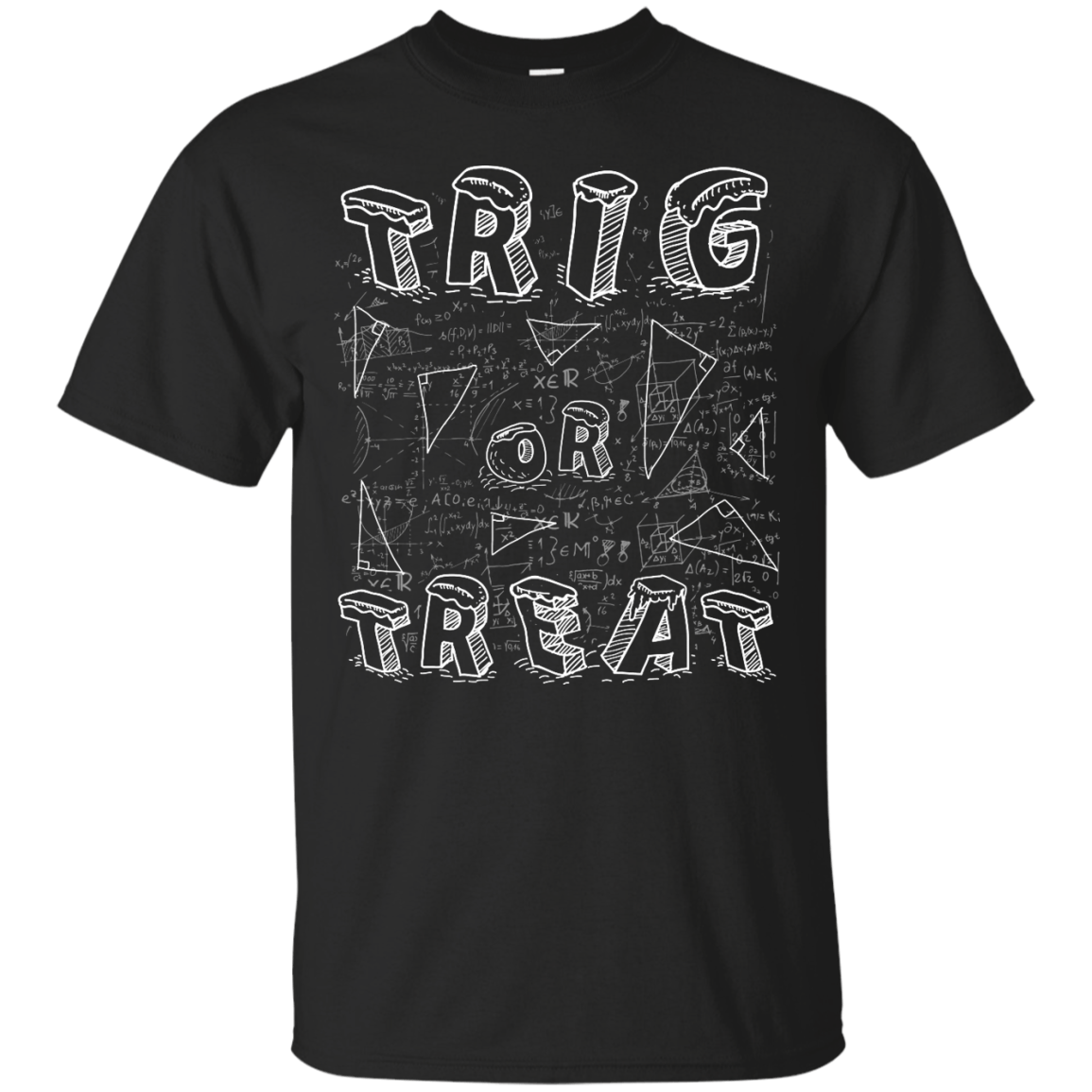 Trig Or Treat Math-T-Shirt & Hoodie-Classic T-Shirt-Black