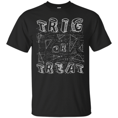 Trig Or Treat Math-T-Shirt & Hoodie-Classic T-Shirt-Black