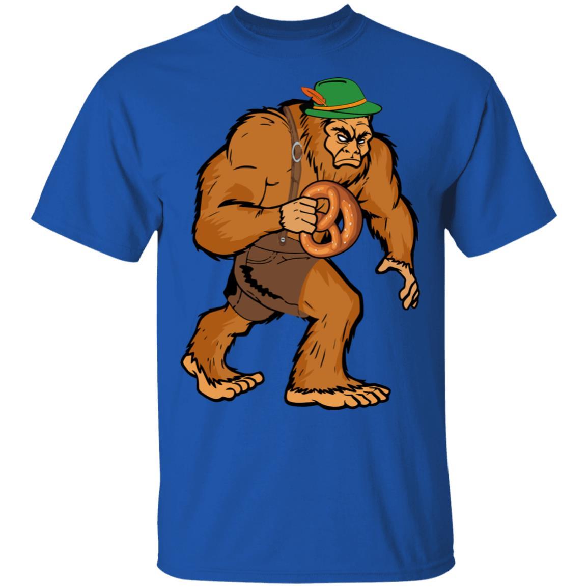 German Bigfoot Pretzel Funny Oktoberfest 2019-T-Shirt & Hoodie-Classic T-Shirt-Royal