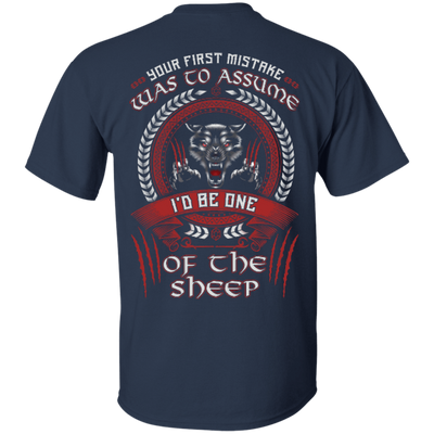 I'd Be One Of The Sheep Wolf Of Odin-T-Shirt & Hoodie-Classic T-Shirt-Navy