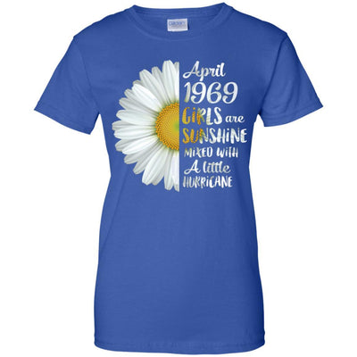 April Girls 1969 52th Birthday Gifts-T-Shirt & Tank Top-Women's T-Shirt-Royal