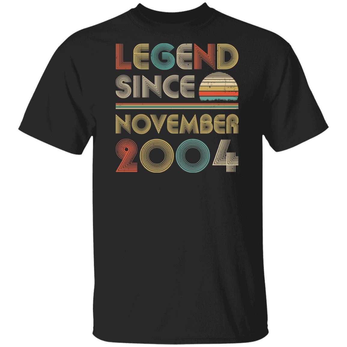 Legend Since November 2004 Vintage 18th Birthday Gifts