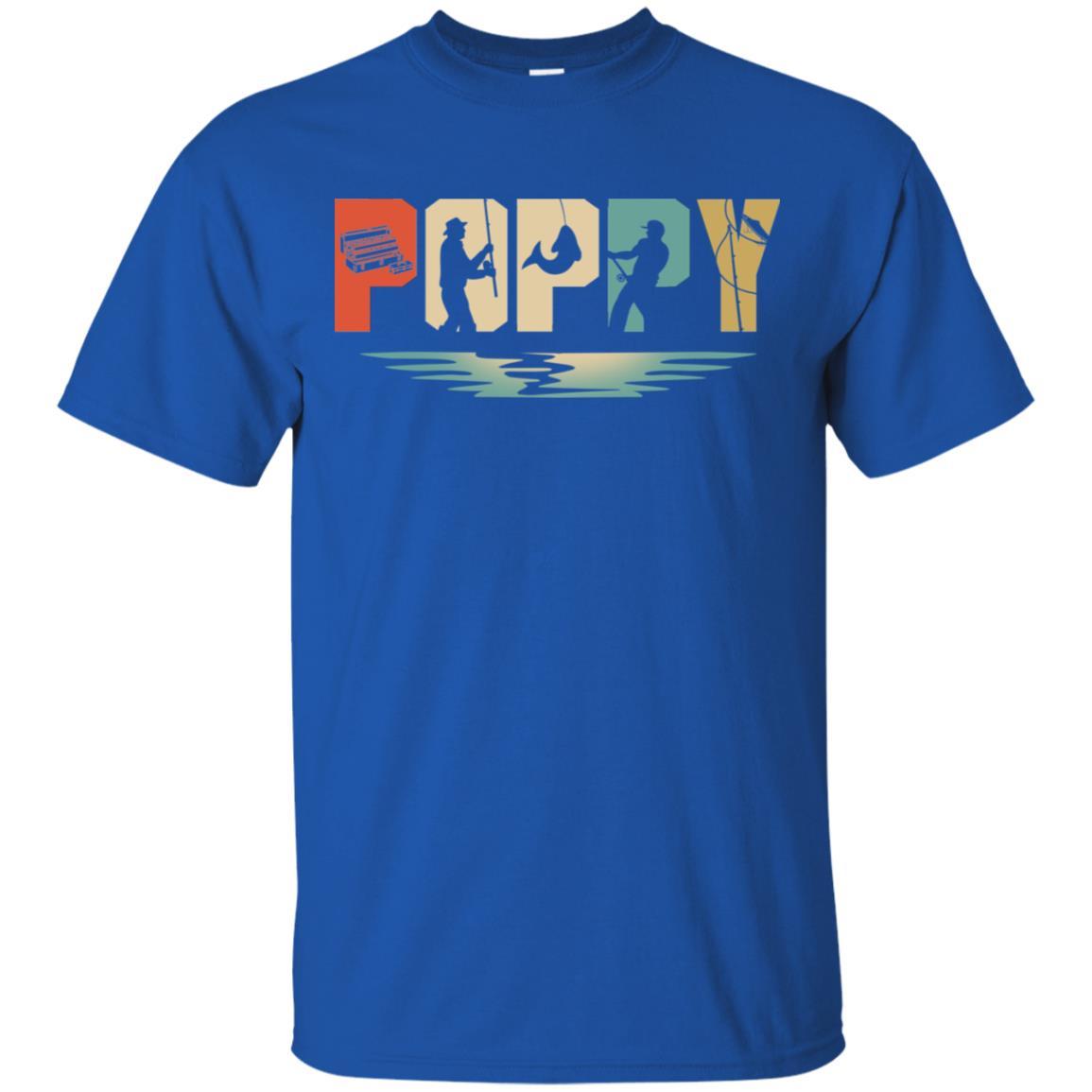 Vintage Fishing Poppy Father's Day Gift-T-Shirt & Hoodie-Classic T-Shirt-Royal