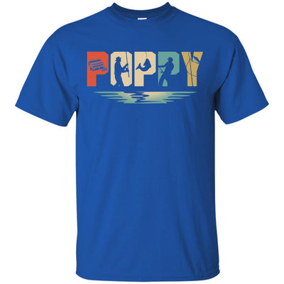 Vintage Fishing Poppy Father's Day Gift-T-Shirt & Hoodie-Classic T-Shirt-Royal