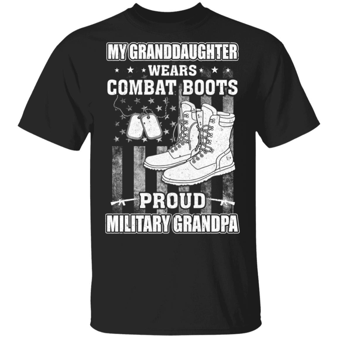 My Granddaughter Wears Combat Boots Proud Military Grandpa