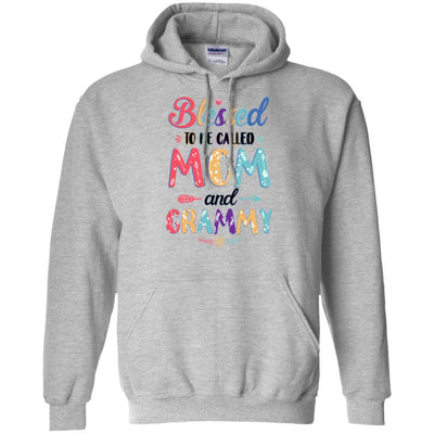 Blessed To Be Called Mom And Grammy Mothers Day Gift-T-Shirt & Hoodie-Pullover Hoodie-Sport Grey