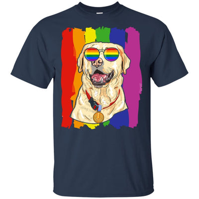 Funny Labrador LGBT LGBT Pride Gifts-T-Shirt & Hoodie-Classic T-Shirt-Navy