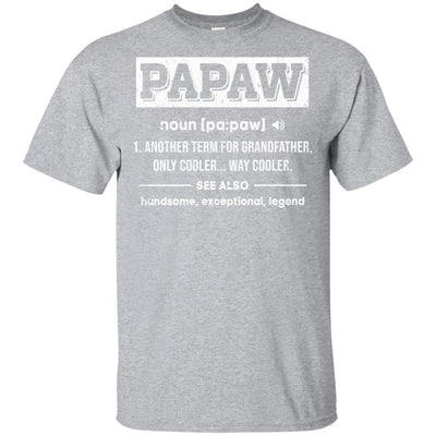 PaPaw Gifts Grandpa Definition Fathers Day-T-Shirt & Hoodie-Classic T-Shirt-Sport Grey