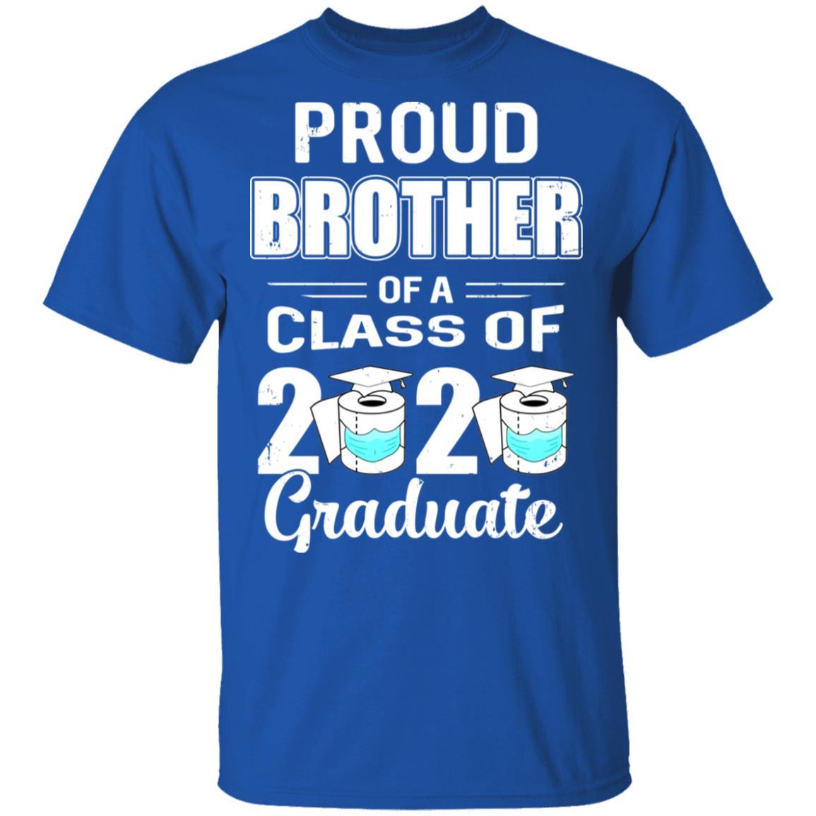 Proud Brother Of A Class Of 2020 Graduate-T-Shirt & Hoodie-Classic T-Shirt-Royal