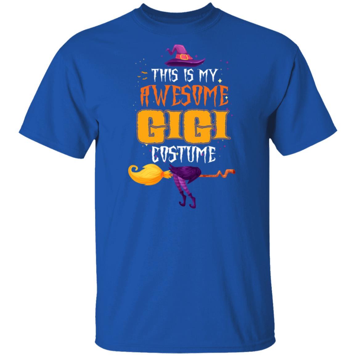 Halloween This Is My Awesome Gigi Costume-T-Shirt & Hoodie-Classic T-Shirt-Royal