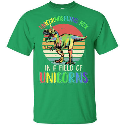 Be A Unicornasaurus Rex In A Field Of Unicorns Youth-Youth Shirt-Youth T-Shirt-Irish Green