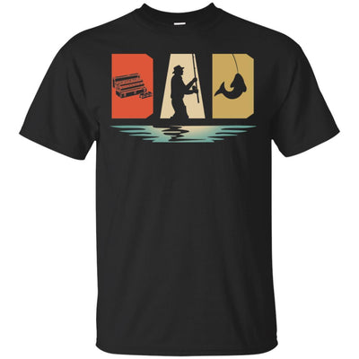 Vintage Fishing Dad Father's Day Gift-T-Shirt & Hoodie-Classic T-Shirt-Black
