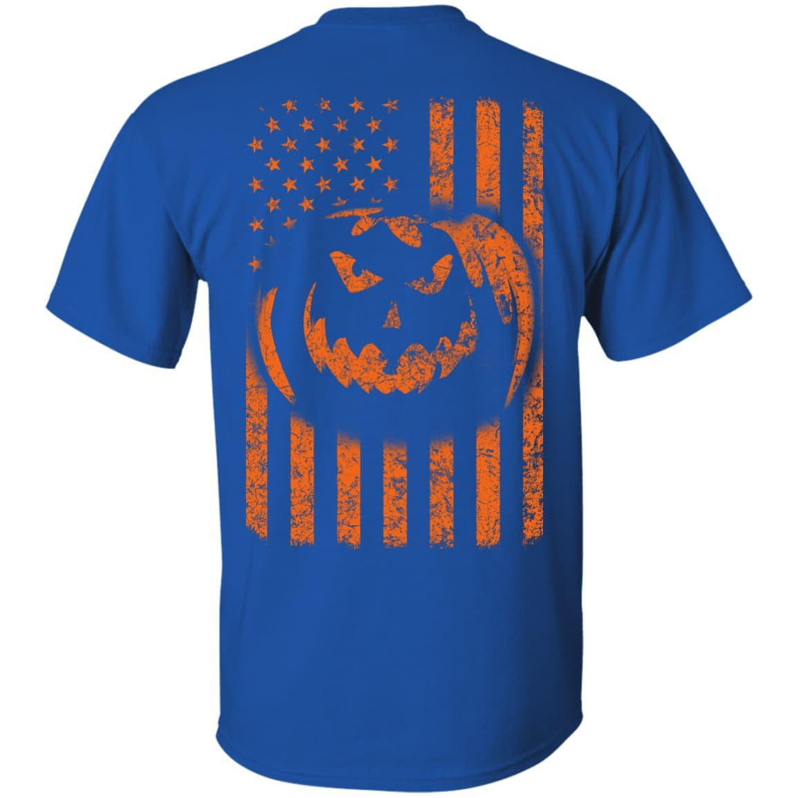 Halloween American Flag-T-Shirt & Hoodie-Classic T-Shirt-Royal