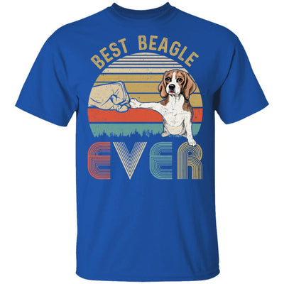 Vintage Best Beagle Dad Ever Bump Fit Funny Dad Gifts-T-Shirt & Hoodie-Classic T-Shirt-Royal