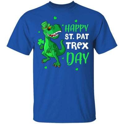 Happy St. Pat Trex Day Dinosaur St. Patrick's Day Youth-Youth Shirt-Youth T-Shirt-Royal