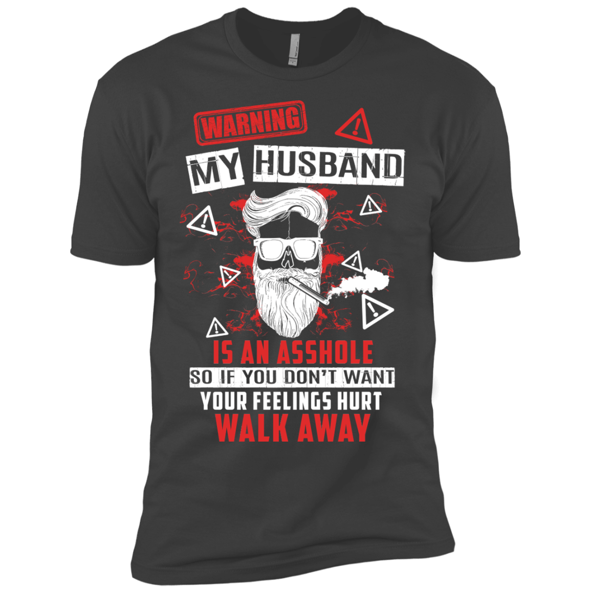 My Husband Is An A**hole-T-Shirt & Hoodie-Premium T-Shirt-Heavy Metal