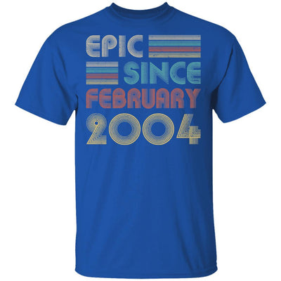 Epic Since February 2004 Vintage 17th Birthday Gifts-T-Shirt & Hoodie-Classic T-Shirt-Royal