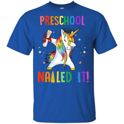 Dabbing Preschool Unicorn Nailed It Graduation Class Of 2021 Youth-Youth Shirt-Youth T-Shirt-Royal