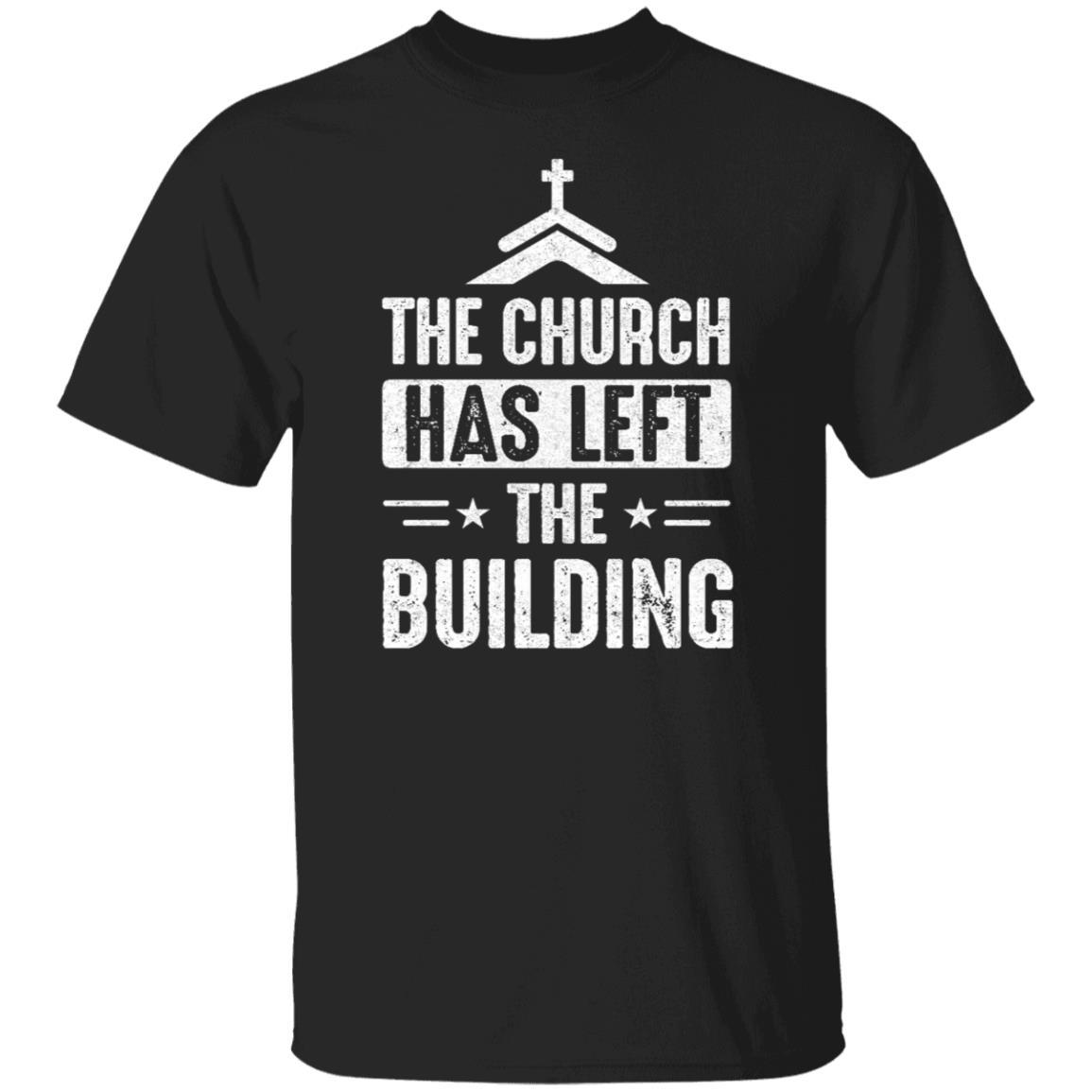 The Church Has Left The Building Graphic Design Gifts