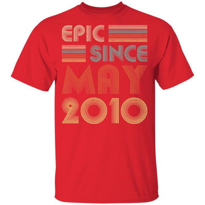 Epic Since May 2010 Vintage 11th Birthday Gifts Youth-Youth Shirt-Youth T-Shirt-Red