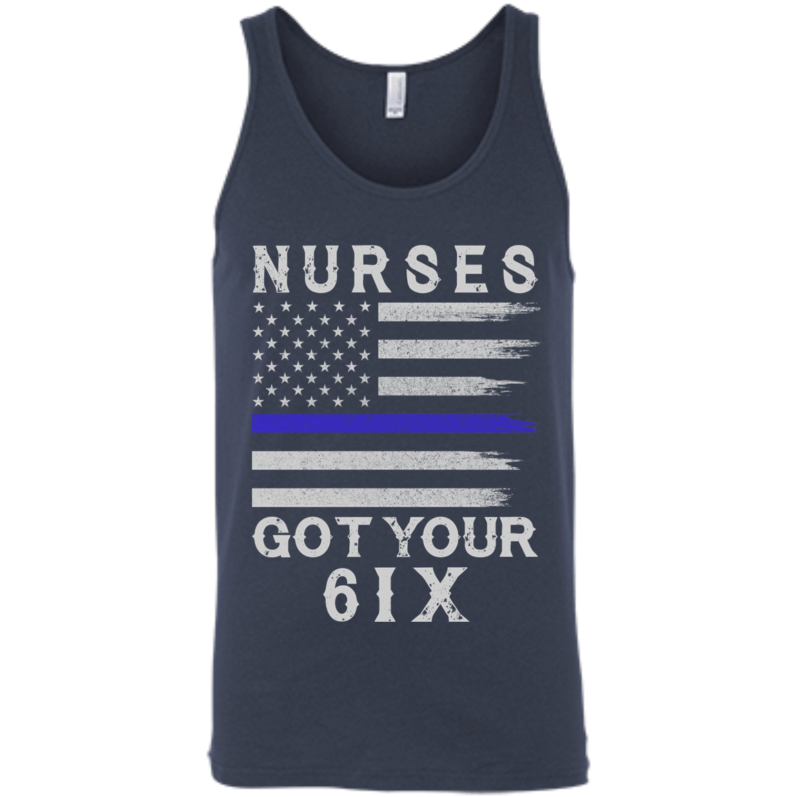 Nurse I Got Your Six-T-Shirt & Hoodie-Unisex Tank-Navy