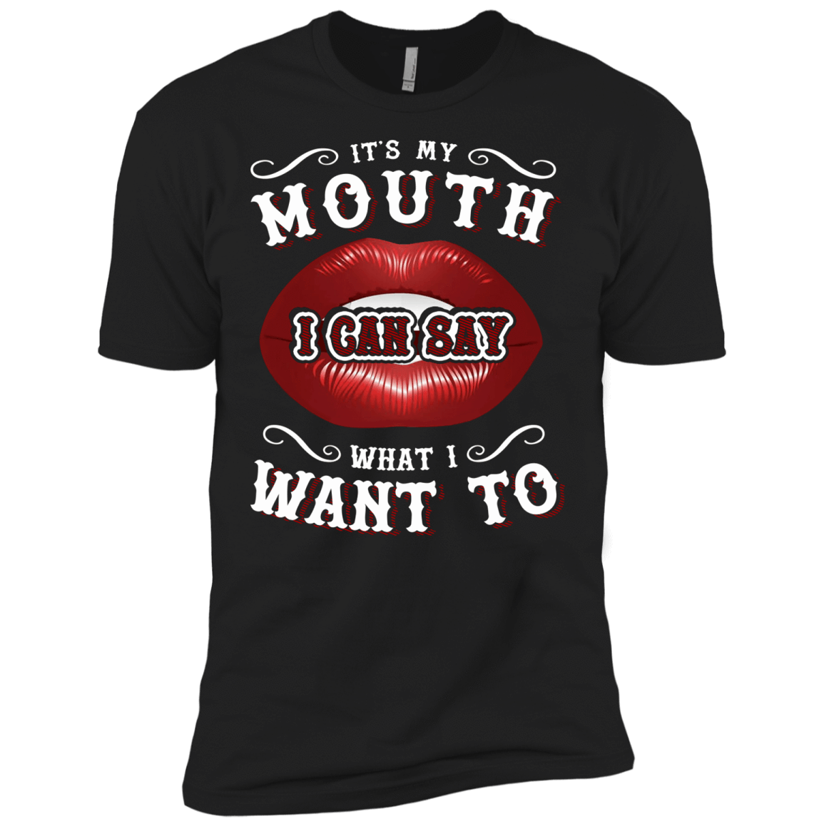 It's My Mouth-T-Shirt & Hoodie-Premium T-Shirt-Black