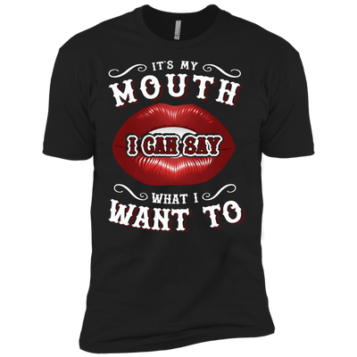 It's My Mouth-T-Shirt & Hoodie-Premium T-Shirt-Black